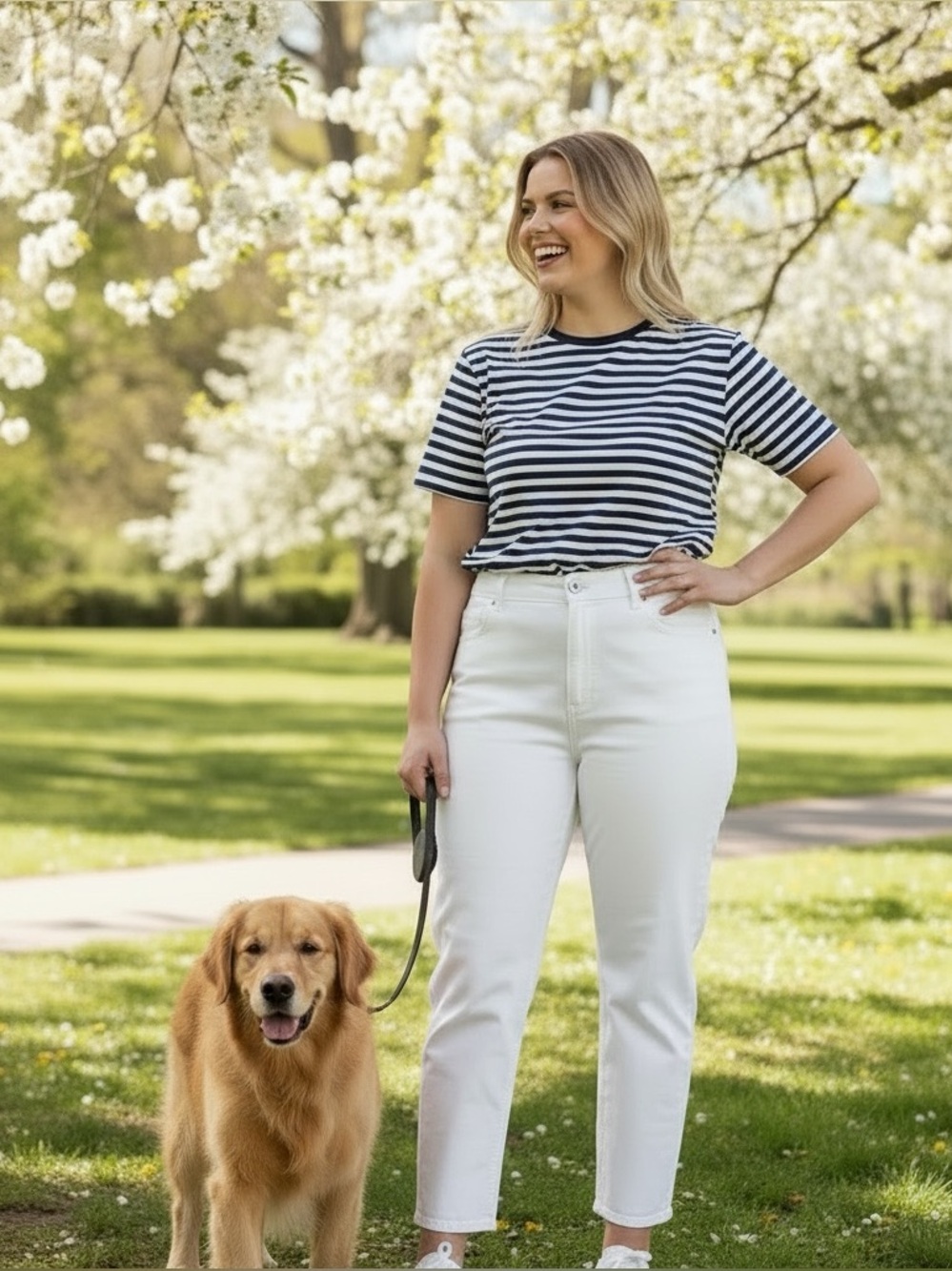 NWT Good American White Gorgeous Straight Leg Jeans Sz5XL